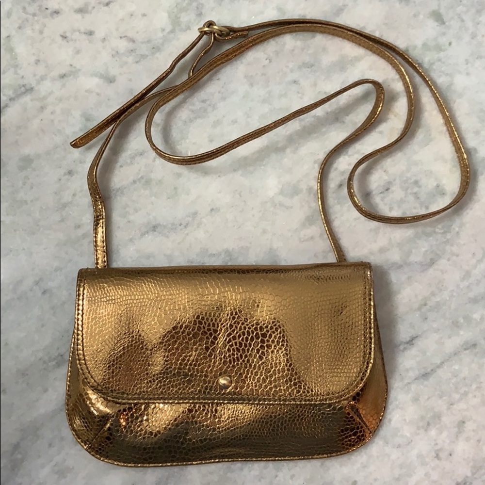 HOBO gold crossbody